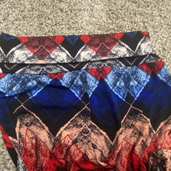 Women Ladies Small Stretch Pants Polyester Spandex Flare Leg Blue Red Pink Black - Picture 6 of 8